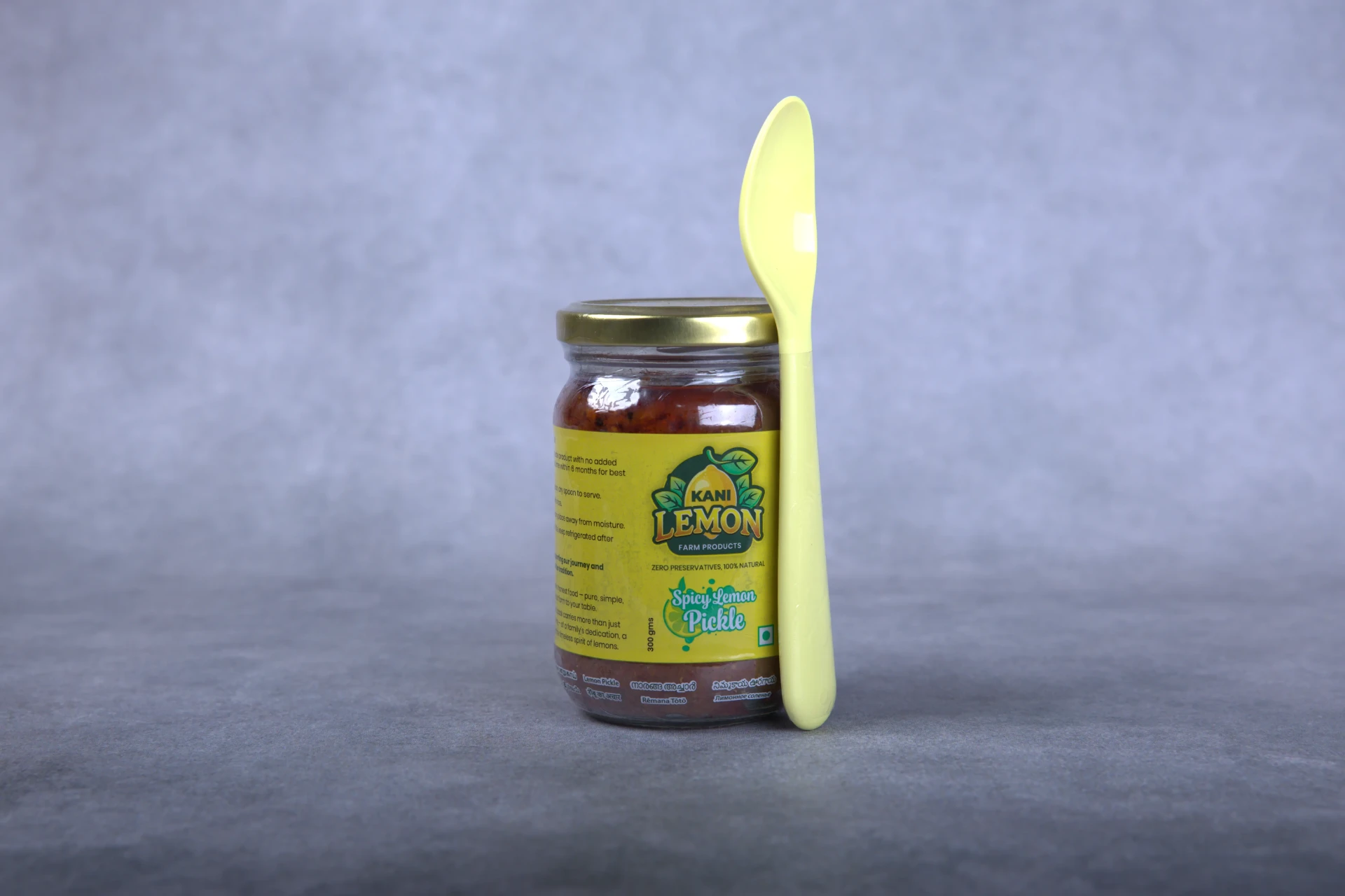 Spicy Lemon Pickle jar by Kani Lemon Farm Products